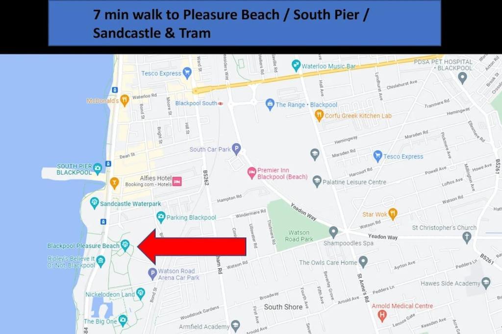 Hidden Gem W/ Parking Short Walk To Pleasure Beach 블랙풀 외부 사진